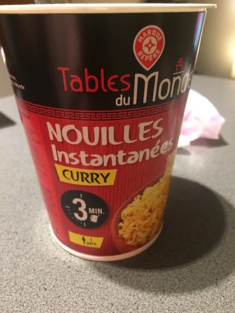 Nouilles instantanées curry