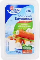 Bâtonnets savoureux fromage ail et fines herbes x 16
