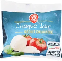 Mozzarella réduit en lactose 18% Mat. Gr.
