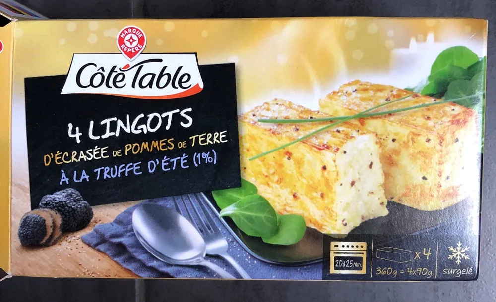 Lingot d'écrasée de pommes de terre à la truffe d'été