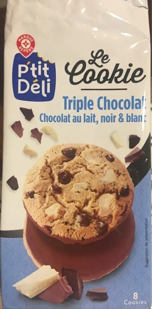 Cookies triple chocolat