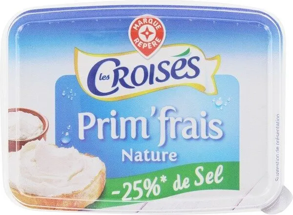 Fromage à tartiner nature -25% de sel réduit