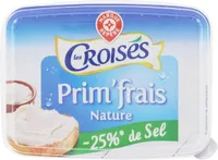 Fromage à tartiner nature -25% de sel réduit