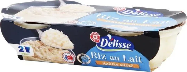 Riz au lait nature et sucré