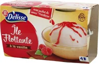 Iles flottantes nappage framboise