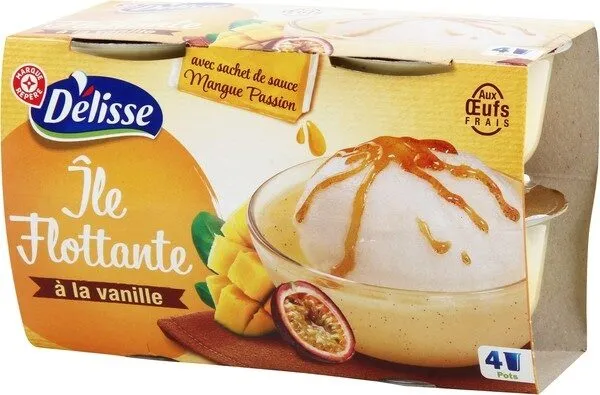 Île flottante nappage Mangue Passion 4 x 100 g