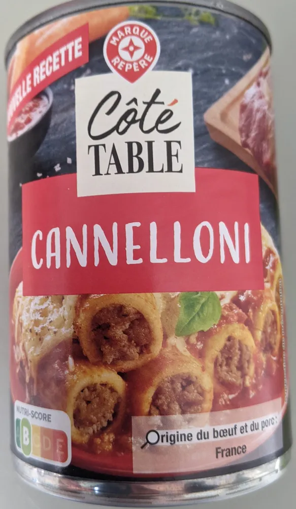 Cannelloni pur boeuf