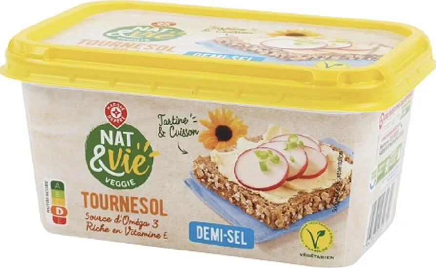 Margarine tournesol Demi-sel