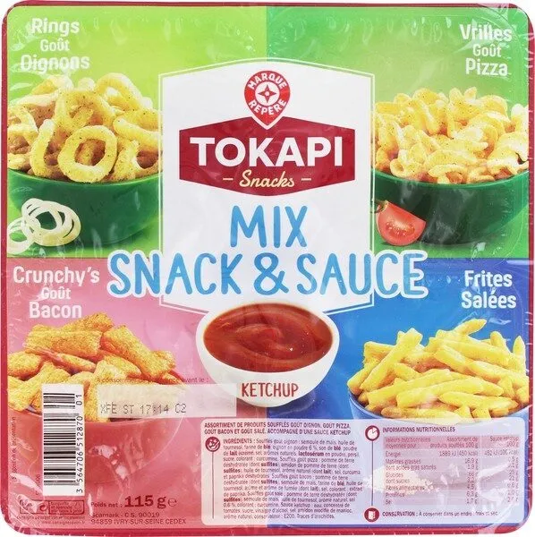 Coffret mix snack et sauce