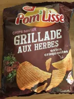 Chips ondulées saveur grillade aux herbes extra craquantes
