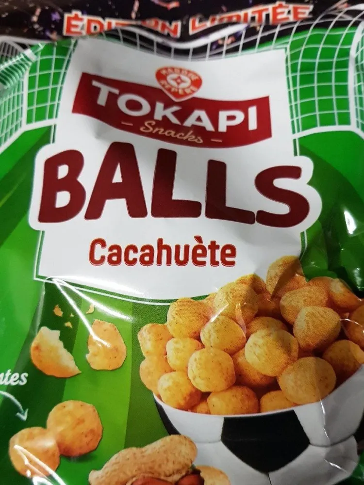 Snacks balls goût cacahuète