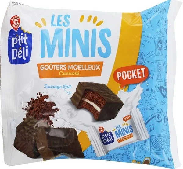 Mini gouter moelleux cacao