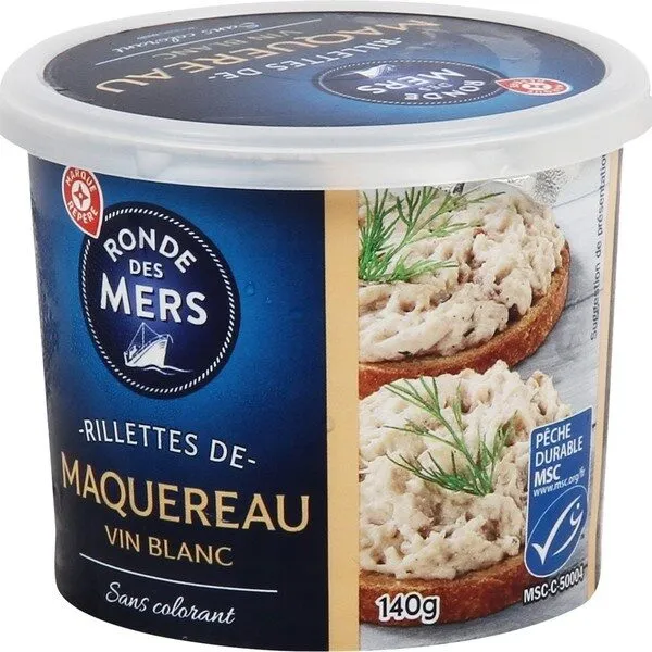 Rillettes de maquereau vin blanc