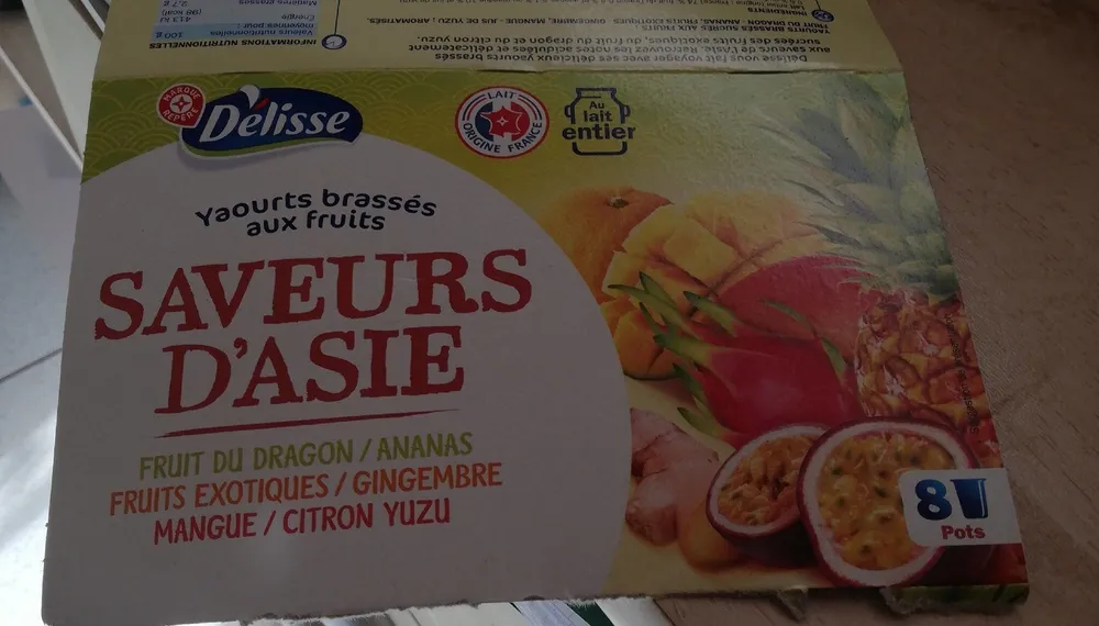 Yaourts Saveurs d'Asie
