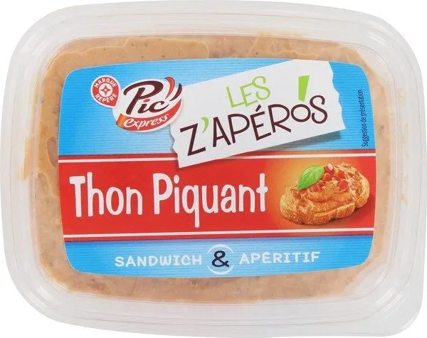 Tartinable thon piquant