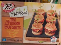 Mini cheese burgers cheddar x 10