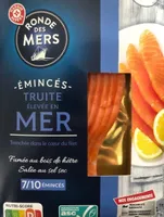 Emincés de Truite élevée en mer