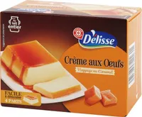 Crème aux oeufs sur lit de caramel