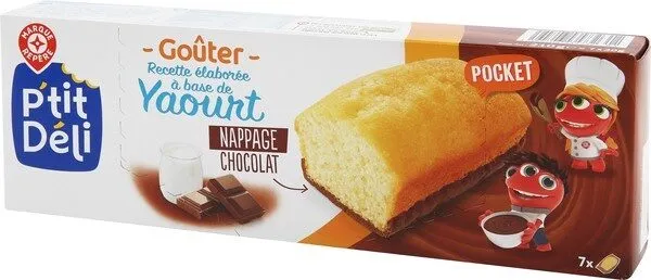 Gâteaux yaourt nappés au chocolat x 7
