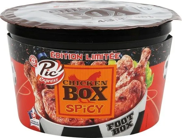 Box de poulet spicy à partager