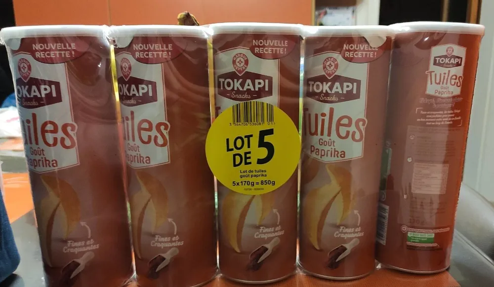 Tuiles goût Paprika