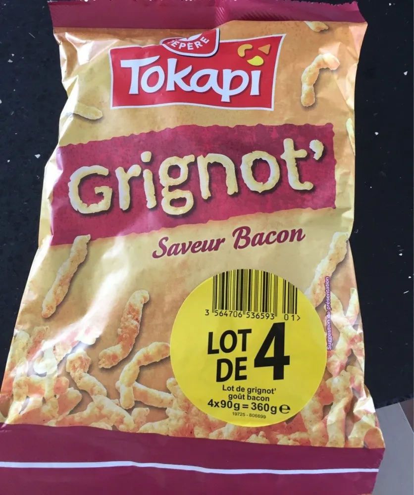 Grignot' saveur bacon