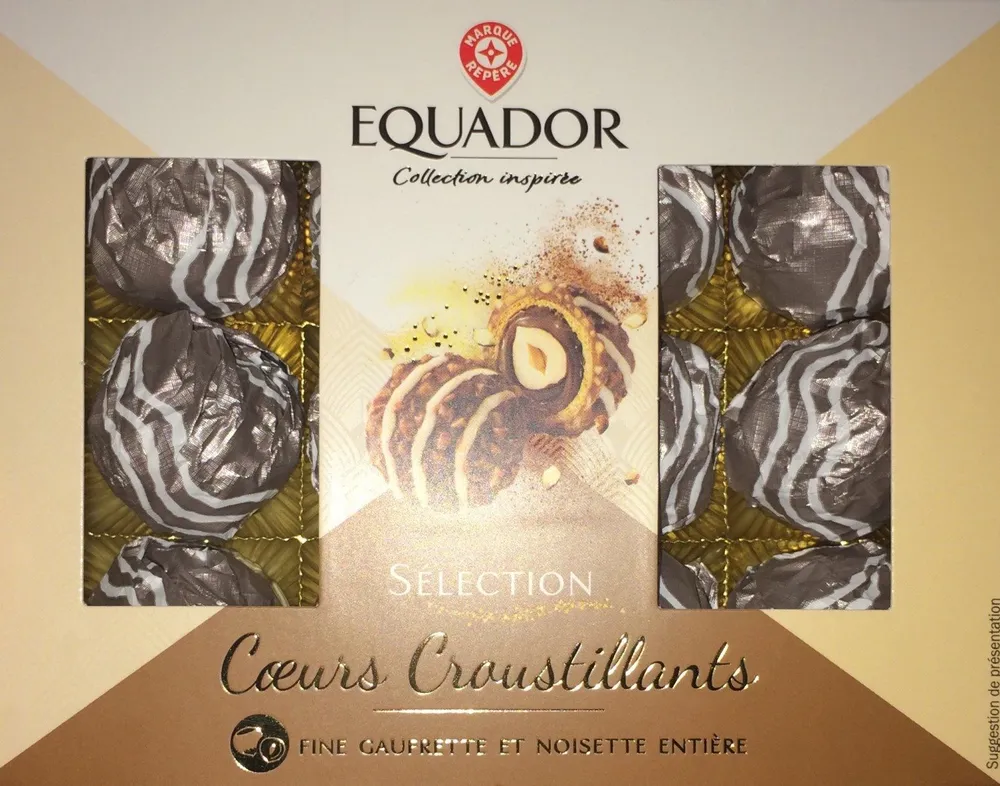 selection coeurs croustillants