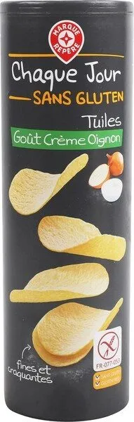 Tuiles goût crème oignon