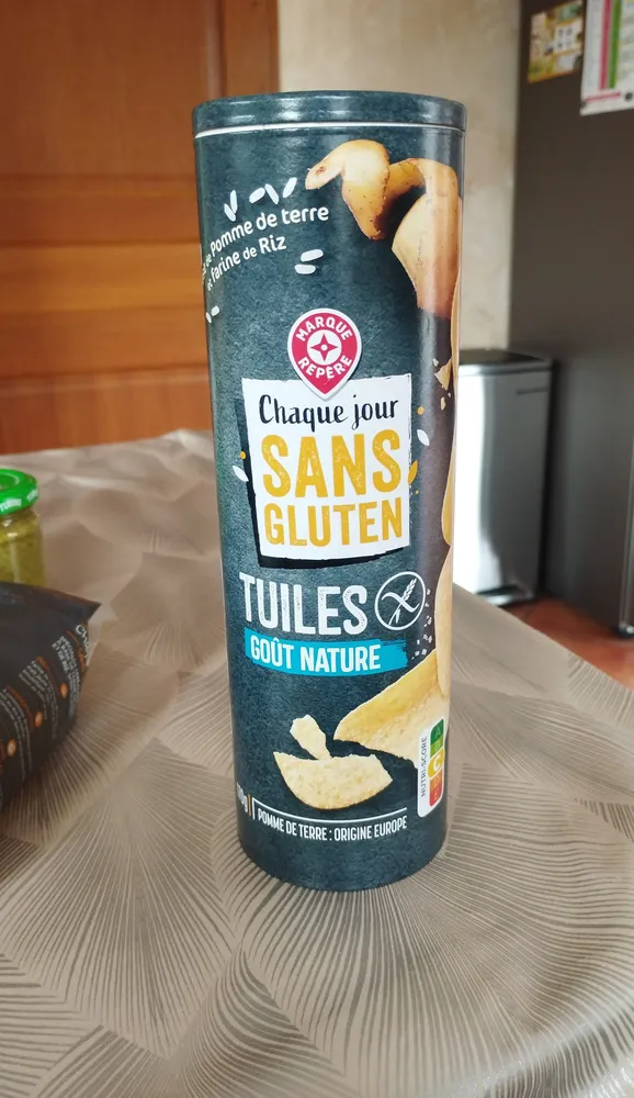 Chaque jour sans gluten tuiles gout nature