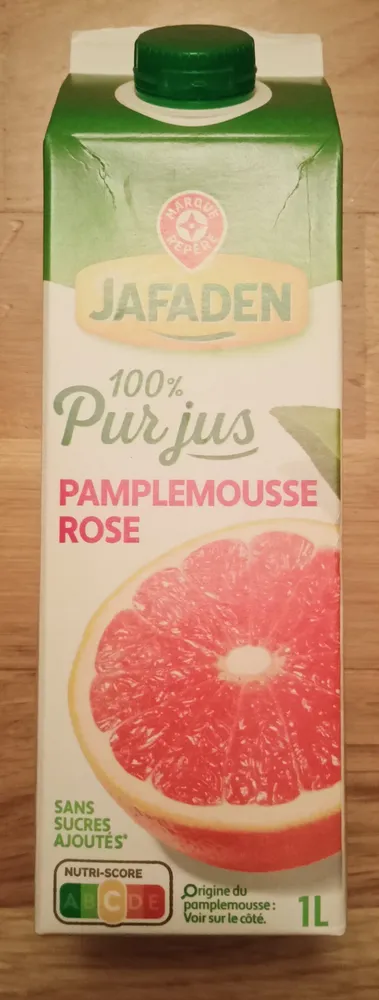 Pur jus pamplemousse rose