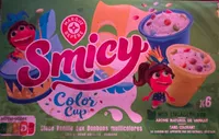 Mini pots de glace vanille bonbons x6
