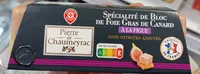 Specialite de bloc de fois gras de canard a la figue