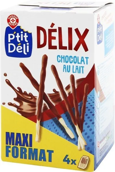 Bâtonnets enrobés de chocolat au lait - format familial