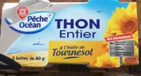 Thon entier à huile de tournesol