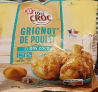 Côté Croc Grignot' de Poulet saveur Curry Coco 250 g