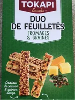 Duo de feuilletés fromages et graines