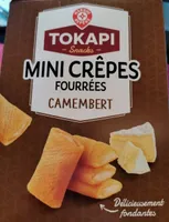 Mini crepes fourees camembert
