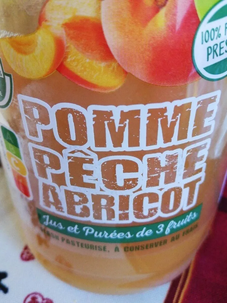 Pomme pêche abricot