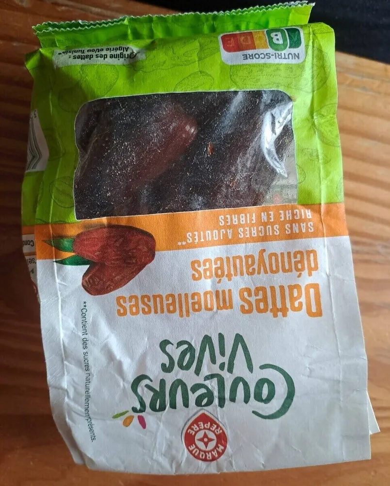 Dates moelleuses dénoyautées