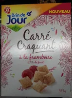 Carré craquant à la framboise