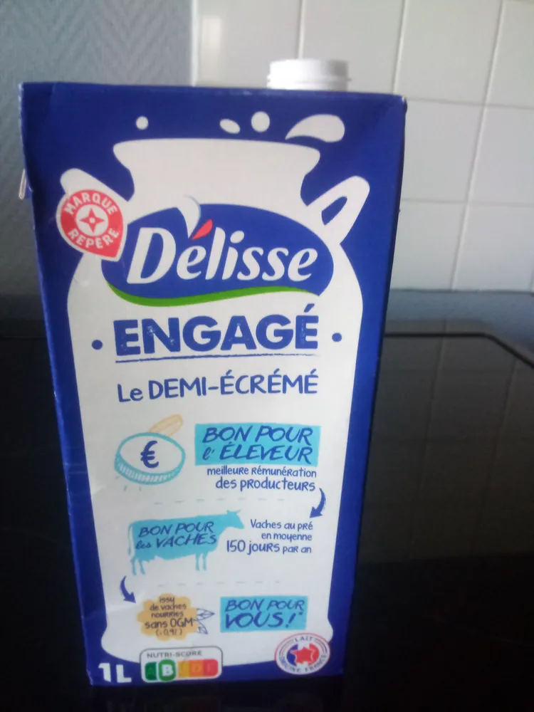 Lait demi écrémé
