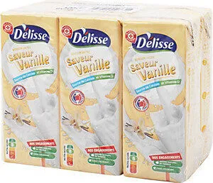 Boisson lactée saveur vanille