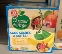 Compote pomme banane a emporter