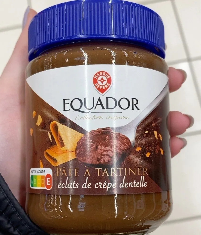 Pâte à tartiner éclats de crêpe dentelle