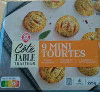 9 mini tourtes