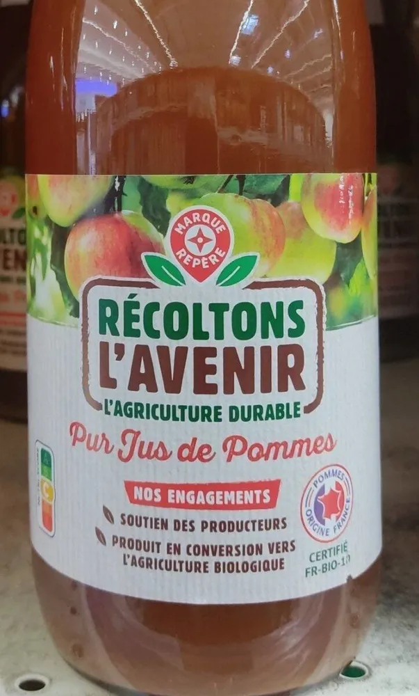 Récoltons l'avenir pour jus de pomme