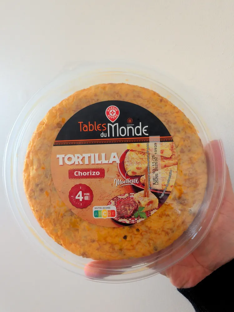 Tortillas chorizo