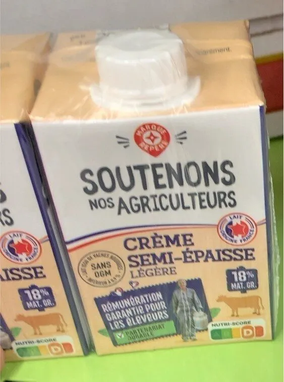 Crème semi-épaisse