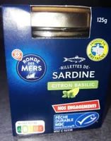 Rillettes de sardine citron basilic