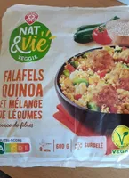 Falafels quinoa et mélange de légumes